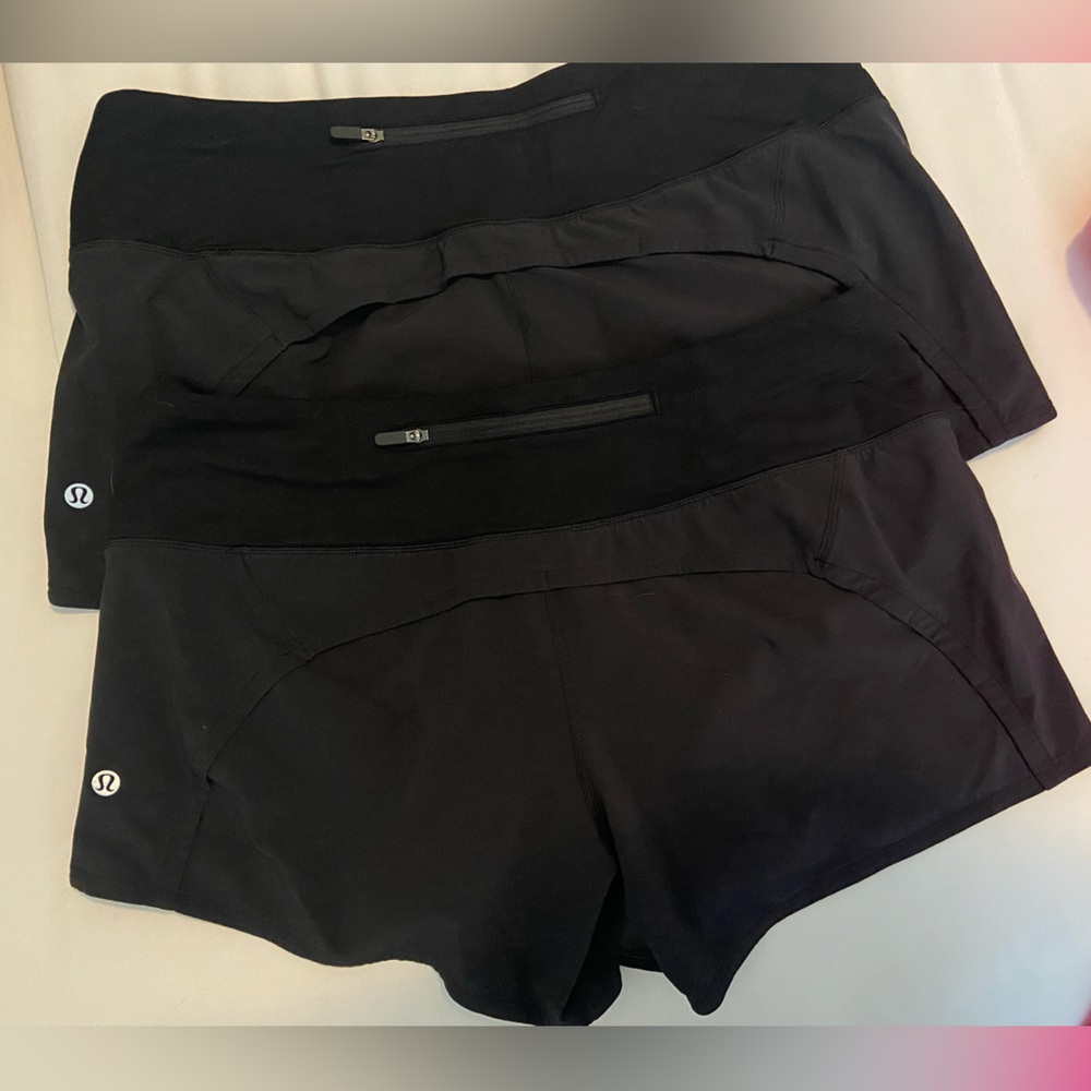 2 Pairs LuLuLemon Active Shorts